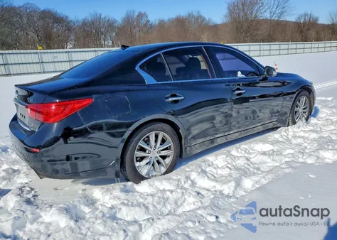 2015 Infiniti Q50 Base z USA, uszkodzony, nr VIN JN1BV7AP7FM348087